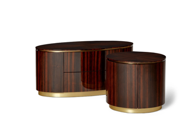 PERDIZ - Low wooden coffee table with storage space by Ginger & Jagger - view 3